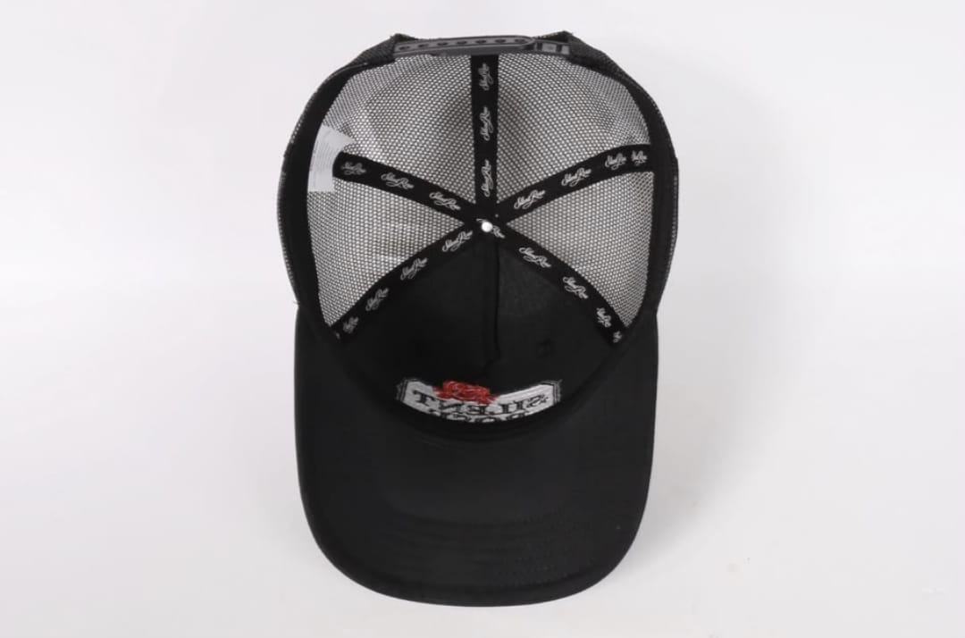 Silent Rose Heritage Black Trucker Cap