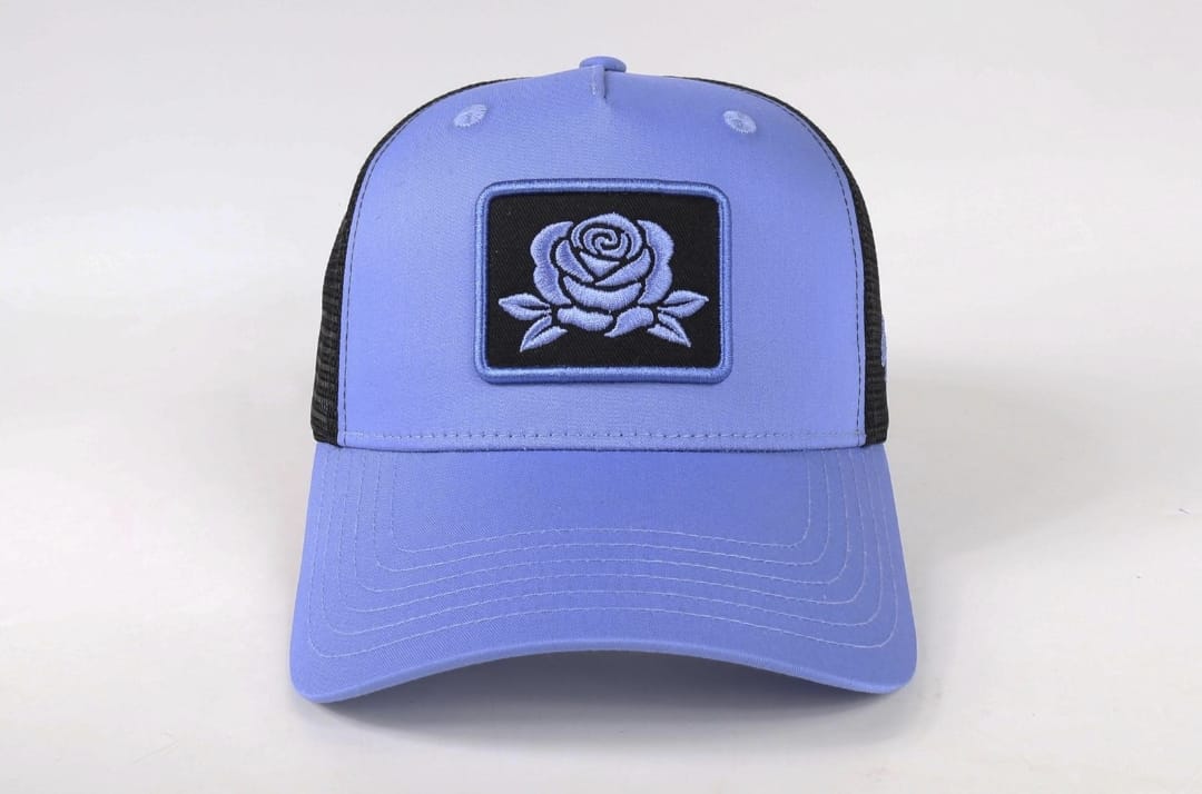 Silent Rose Signature Blue & Black Trucker Cap
