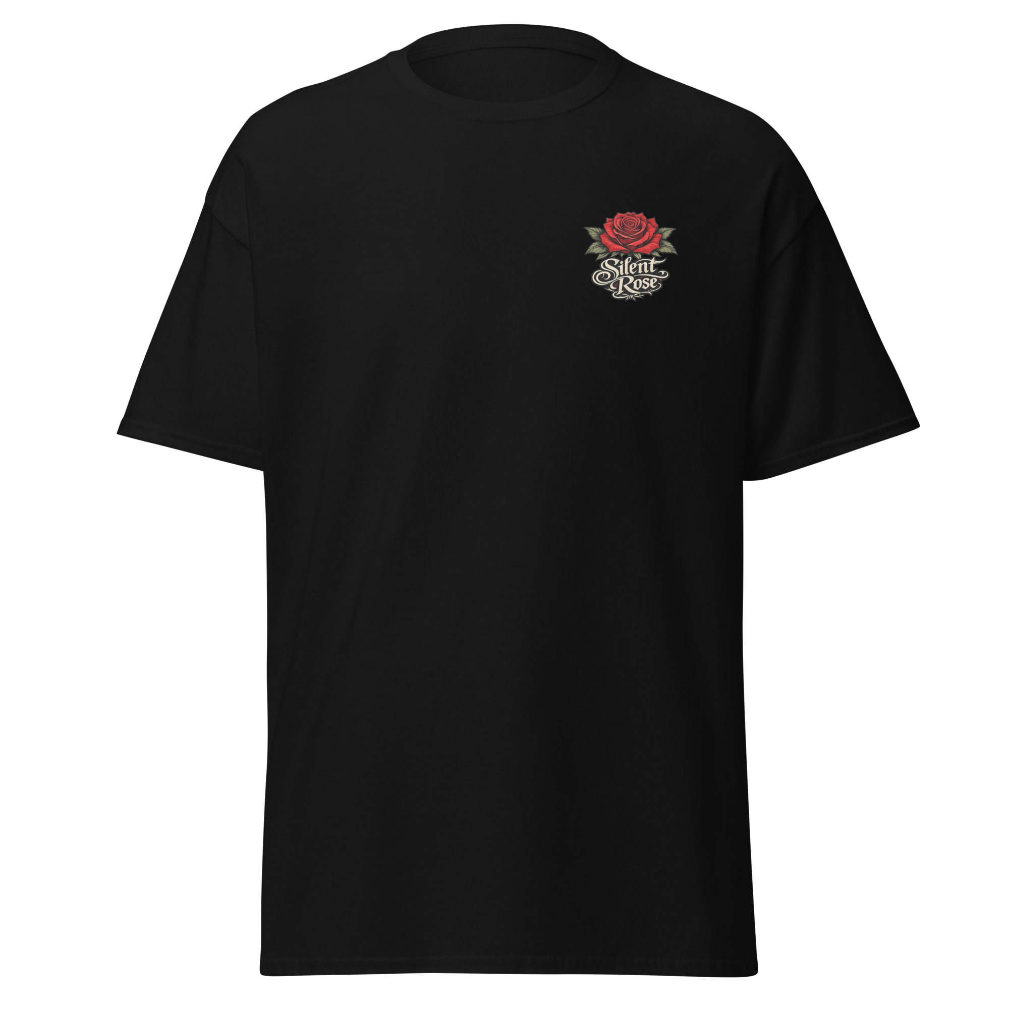 Silent Rose Classic Red Tee – Essential
