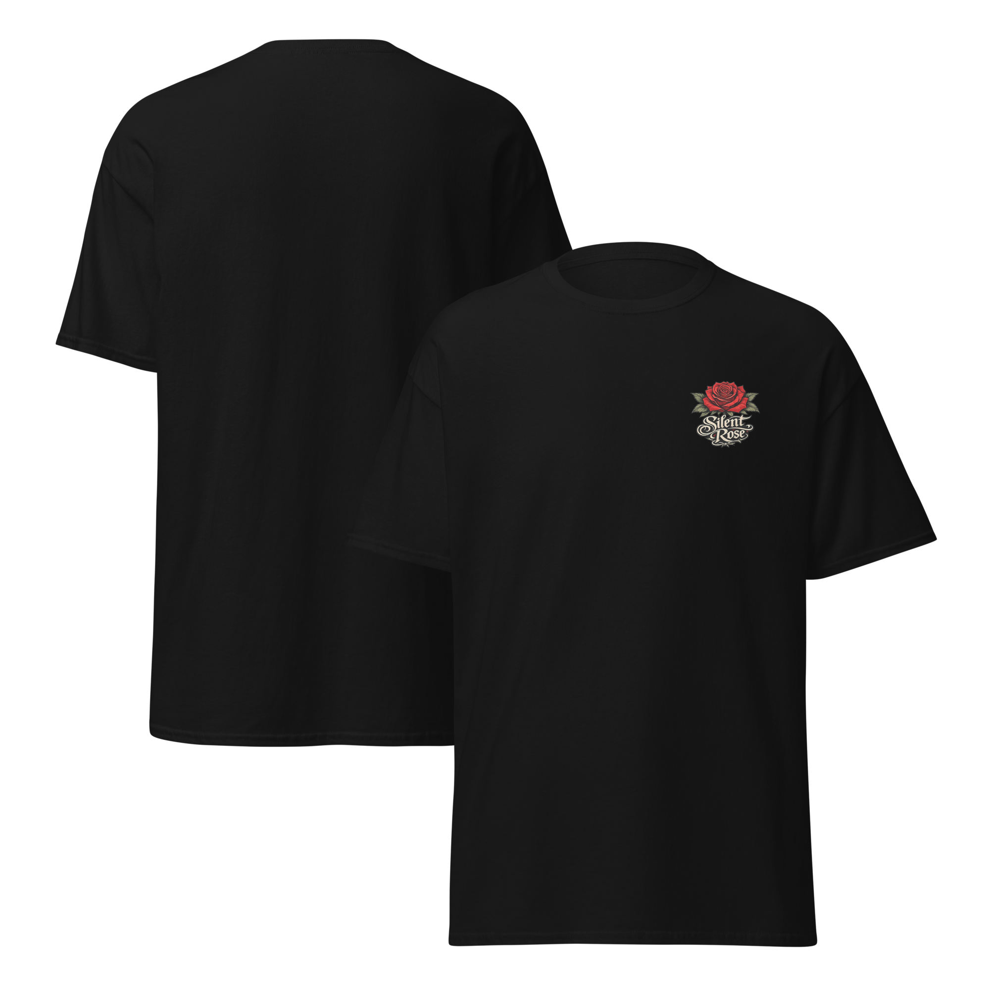 Silent Rose Classic Red Tee – Essential