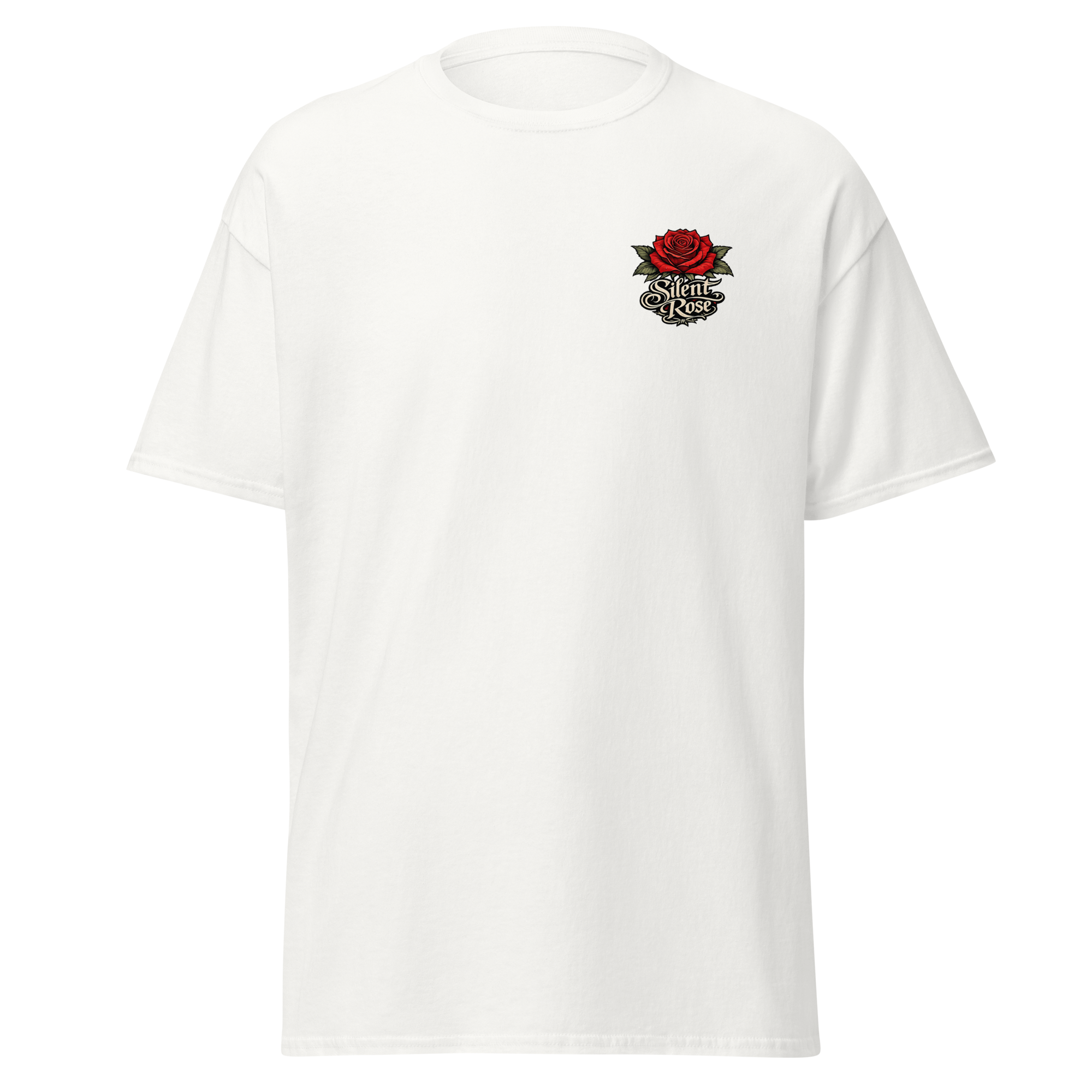 Silent Rose Classic Red Tee – Essential