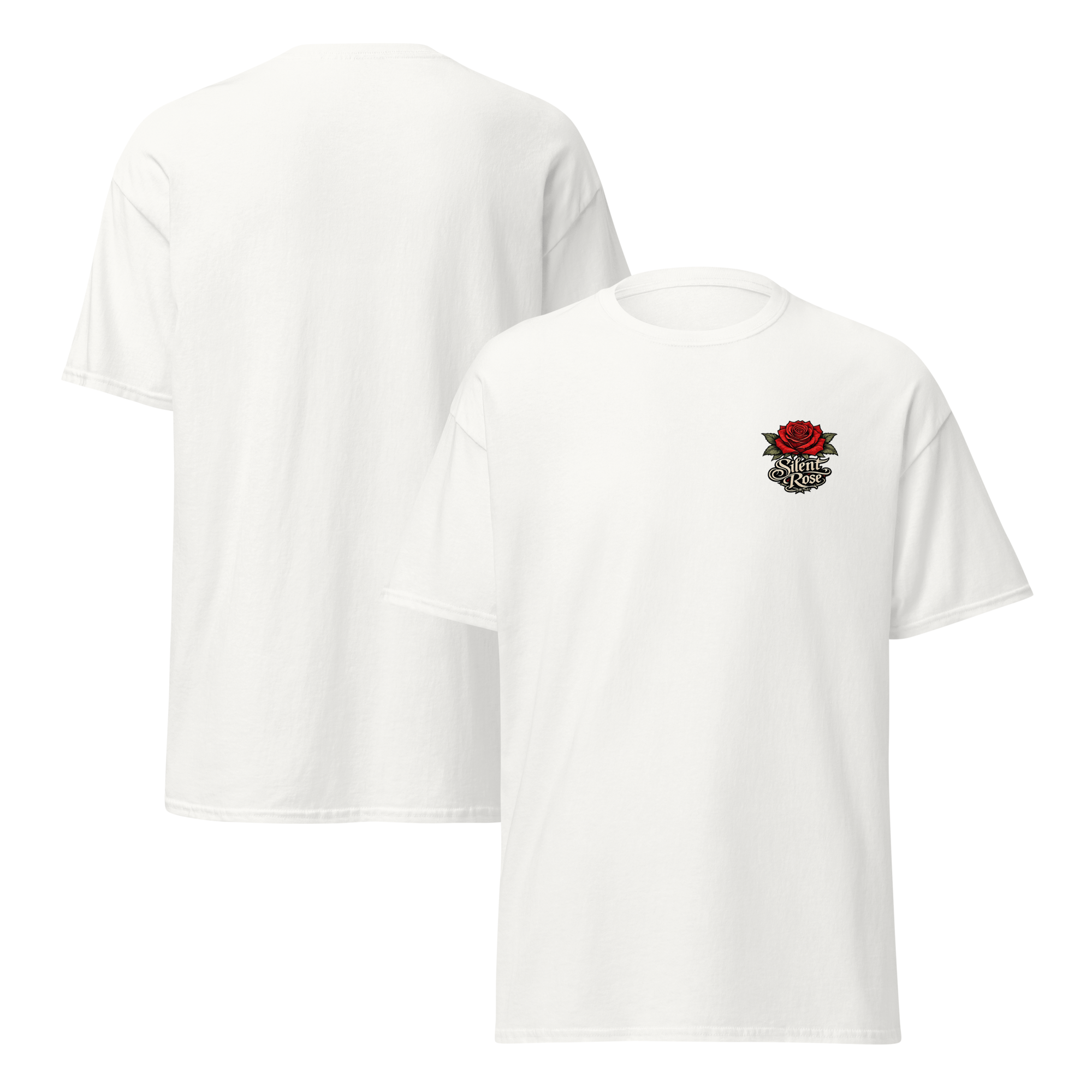 Silent Rose Classic Red Tee – Essential